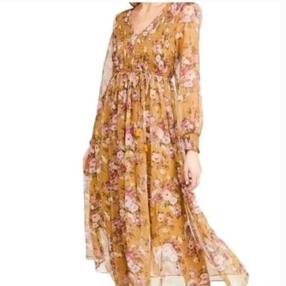Anthropologie o.p.t One Pretty Time Wick Floral Maxi Dress - Picture 5 of 5